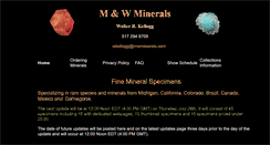 Desktop Screenshot of mwminerals.com